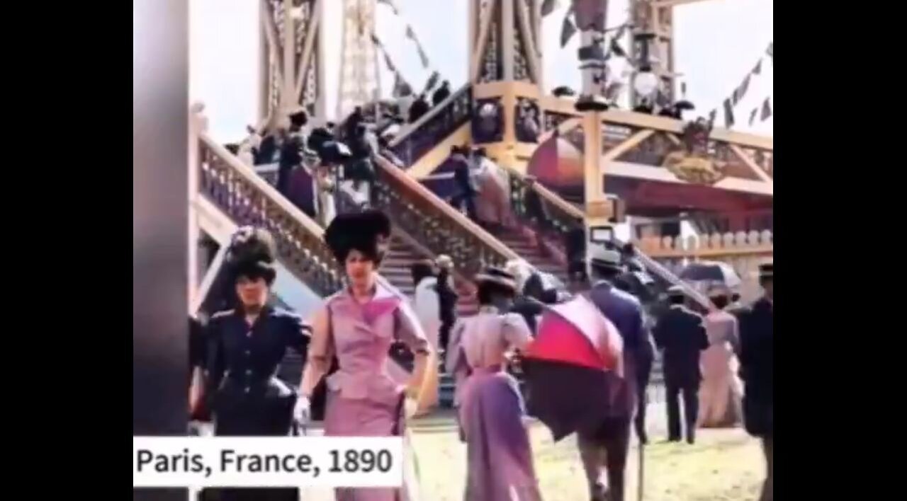 Colorized footage of what the world looked like over a century ago
