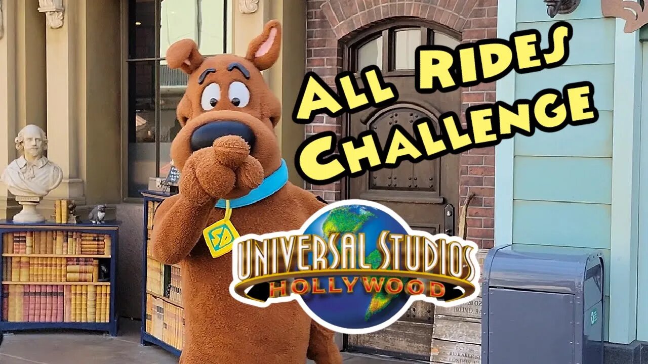 Universal Studios Hollywood On Wednesday Going On All The Rides Challenge