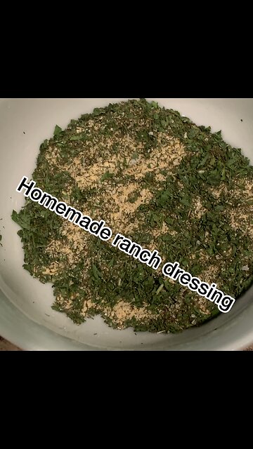 Homemade Ranch Seasoning!