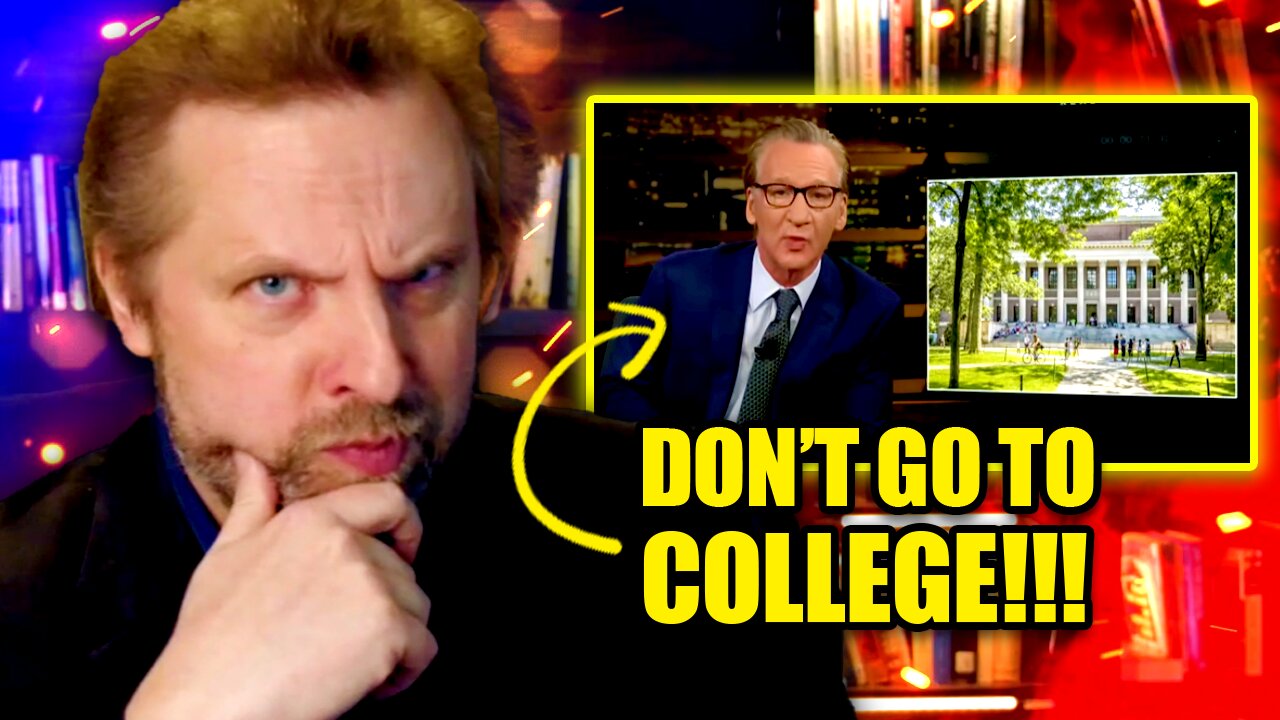 Real Professor REACTS To Bill Maher TORCHING Woke Colleges!!!