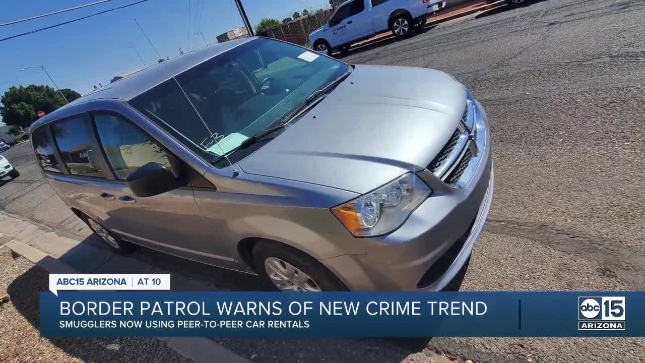 Border Patrol warns of new smuggling trend involving peer-to-peer car rentals