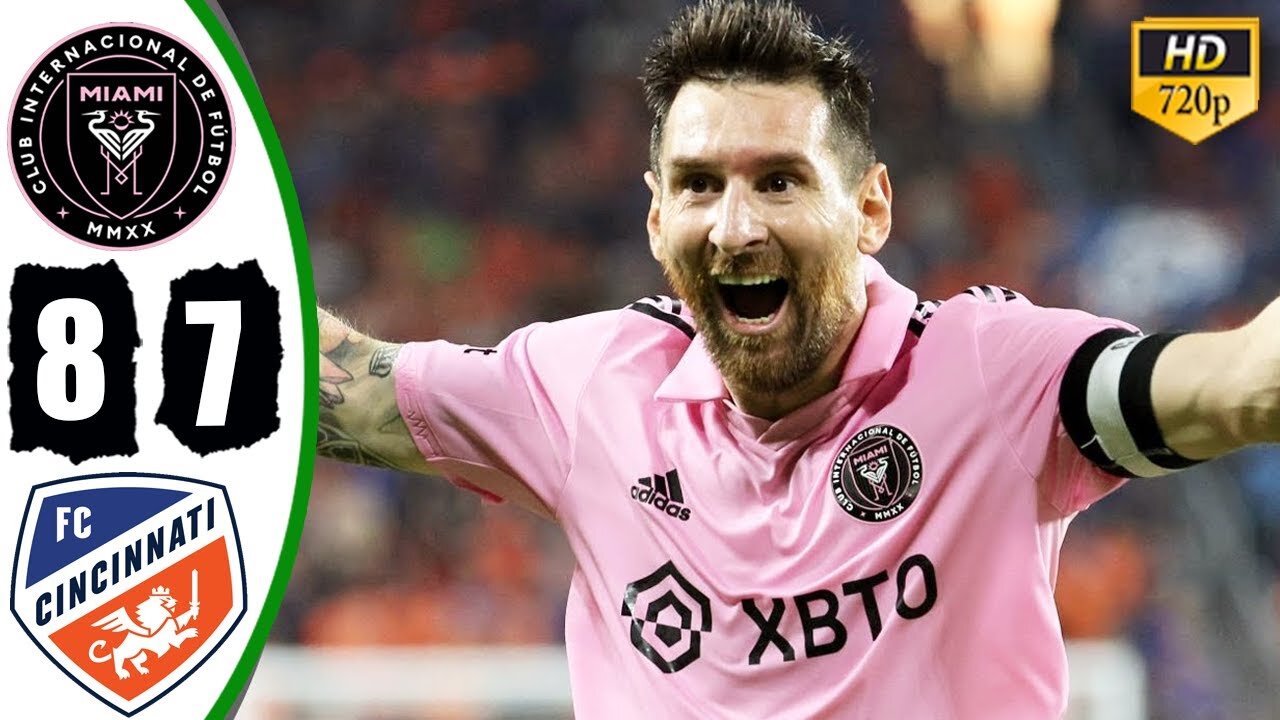 Messi Unbelievable 🔥 Inter Miami vs Cincinnati 3-3 Penalty 5-4 Hіghlіghts & Goals 2023 HD