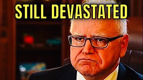 Tim Walz emerged Yesterday from HIDING, appearing HEARTBROKEN and NOT UNDERSTANDING why they LOST!