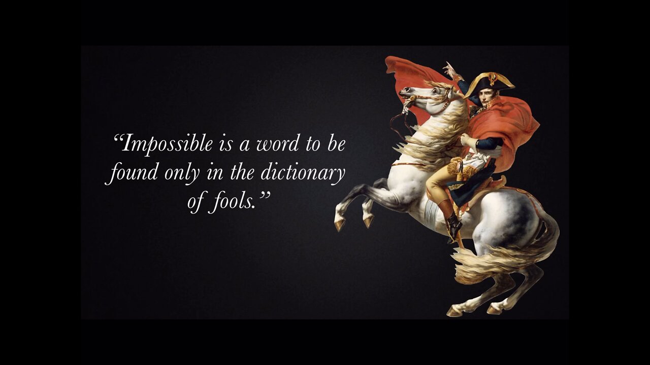 NAPOLEON - Life Changing Quotes