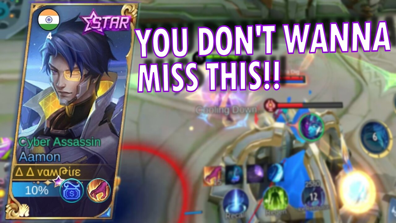 Unleashing the Power of Aamon You Won't Believe What Happens!#kyuketsukiofficial#aamonmlbb#aamon#ml