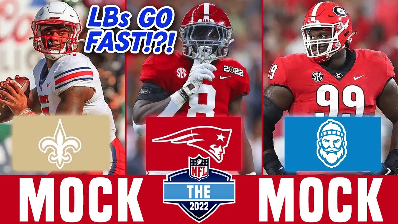 The GOAT House's 2022 NFL Mock Draft | Mock The Mock