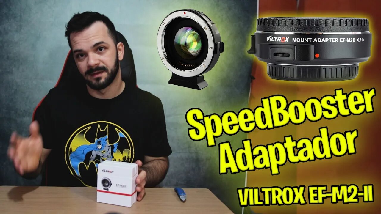 🎬 SPEED BOOSTER - ADAPTADOR DE LENTE VILTROX - COM (BLACKMAGIC 4K + SIGMA 18-35MM)