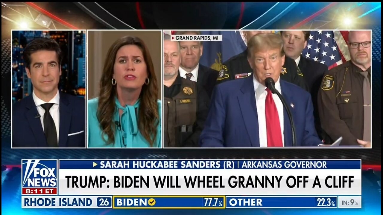 Gov Huckabee Sanders: Biden Is Throwing This Country Away