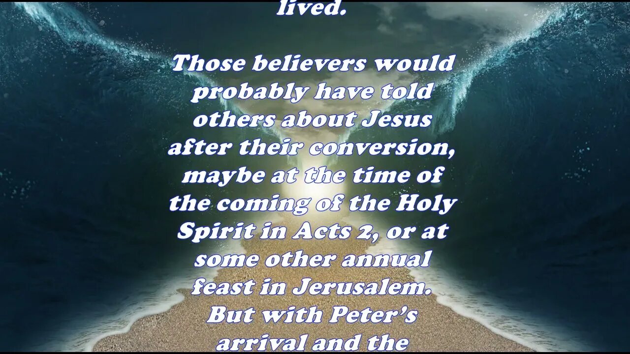 Daily Bible Verse Commentary - Acts 9:35