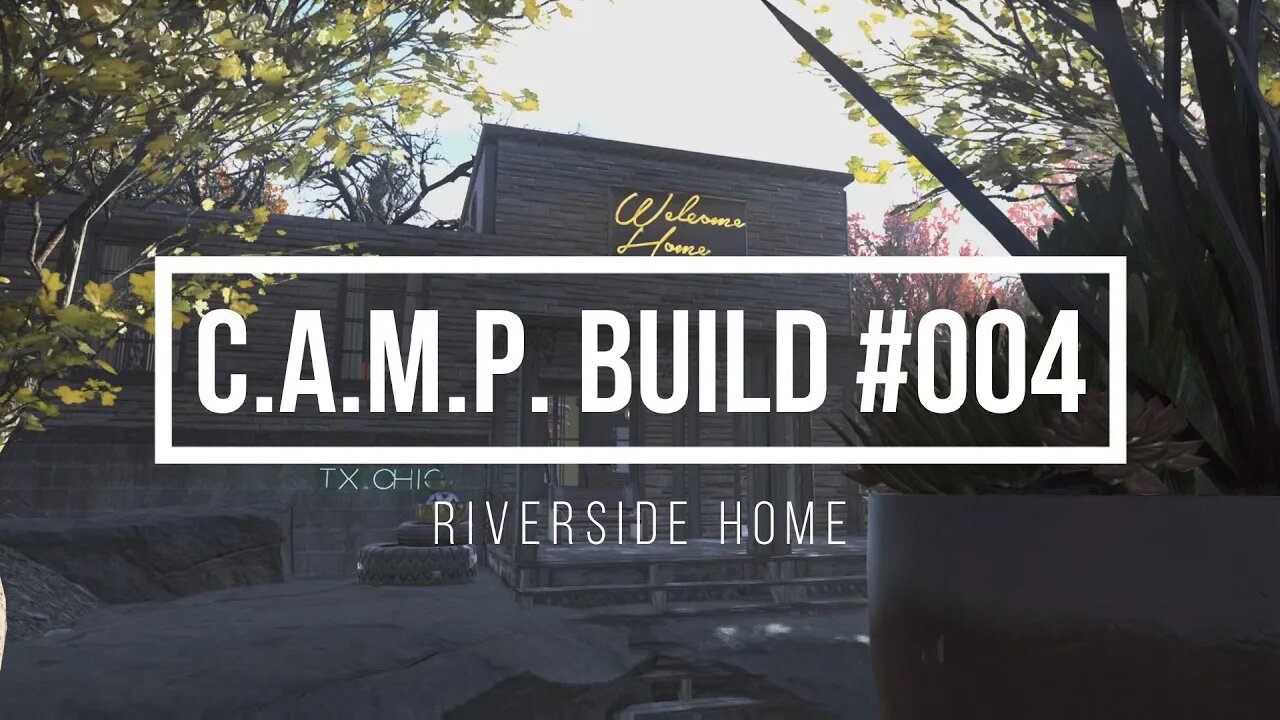 FO76 C.A.M.P. Build - Riverside House