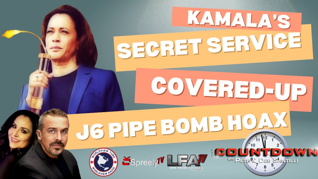 Report Confirms Kamala’s Secret Service Cover-Up Of J6 Pipe Bomb[The Pete Santilli Show #4184-8AM]