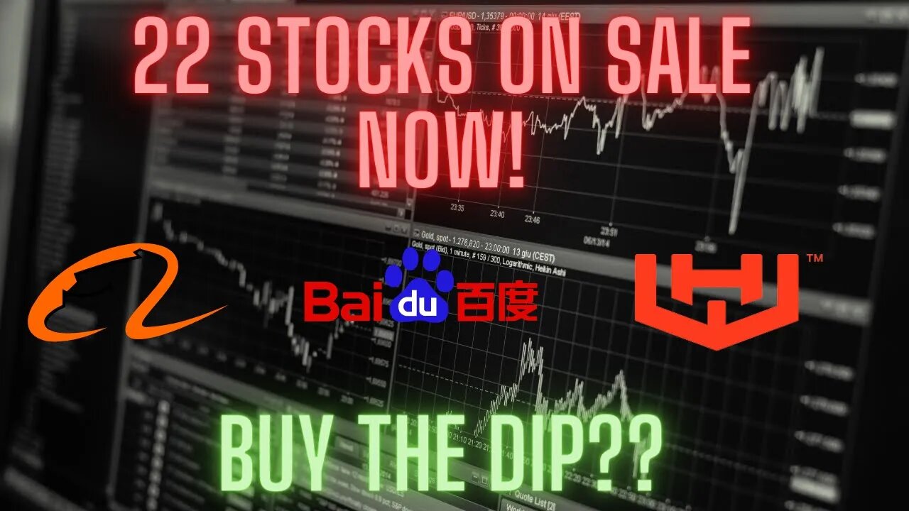My top 22 stocks to buy in AUGUST! Buy the dip!?
