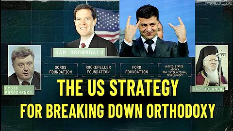 Americans Via "Opus Dei" Sam Brownback and Jew Zelensky Are Destroying Orthodox Christian Church