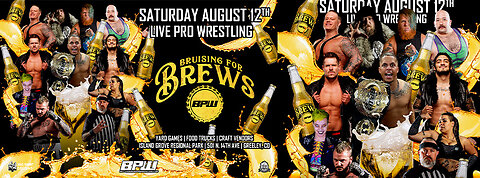 Bruisin for Brews 08-12-23 Match 01-Walker vs Gentry vs Crook