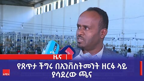 የጸጥታ ችግሩ በኢንቨስትመንት ዘርፉ ላይ ያሳደረው ጫና