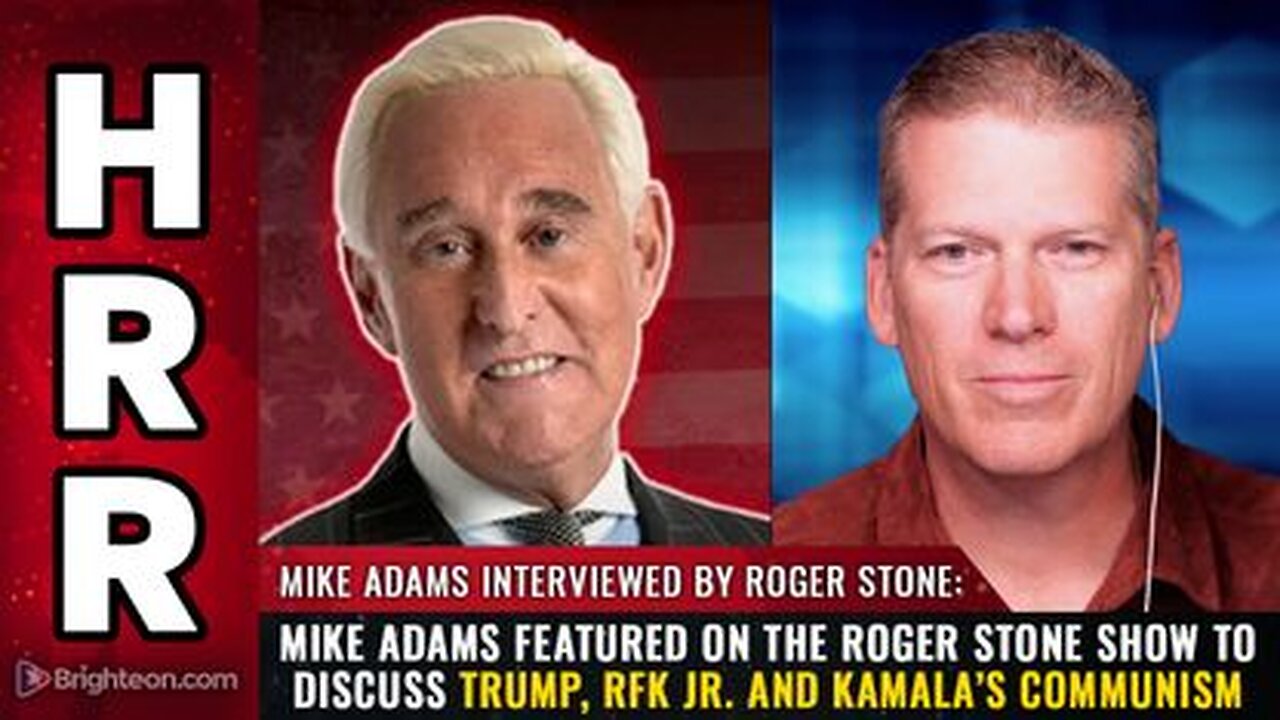Roger Stone Show to discuss Trump, RFK Jr. and Kamala’s communism