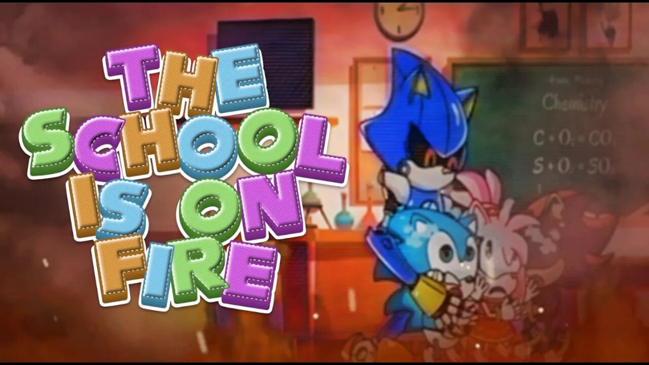 Baby Sonic Burns Down His School