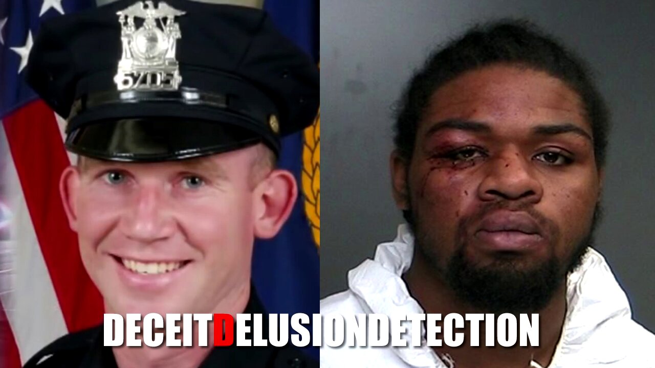 A black gang member tries to kill a white police officer by shooting him in the neck