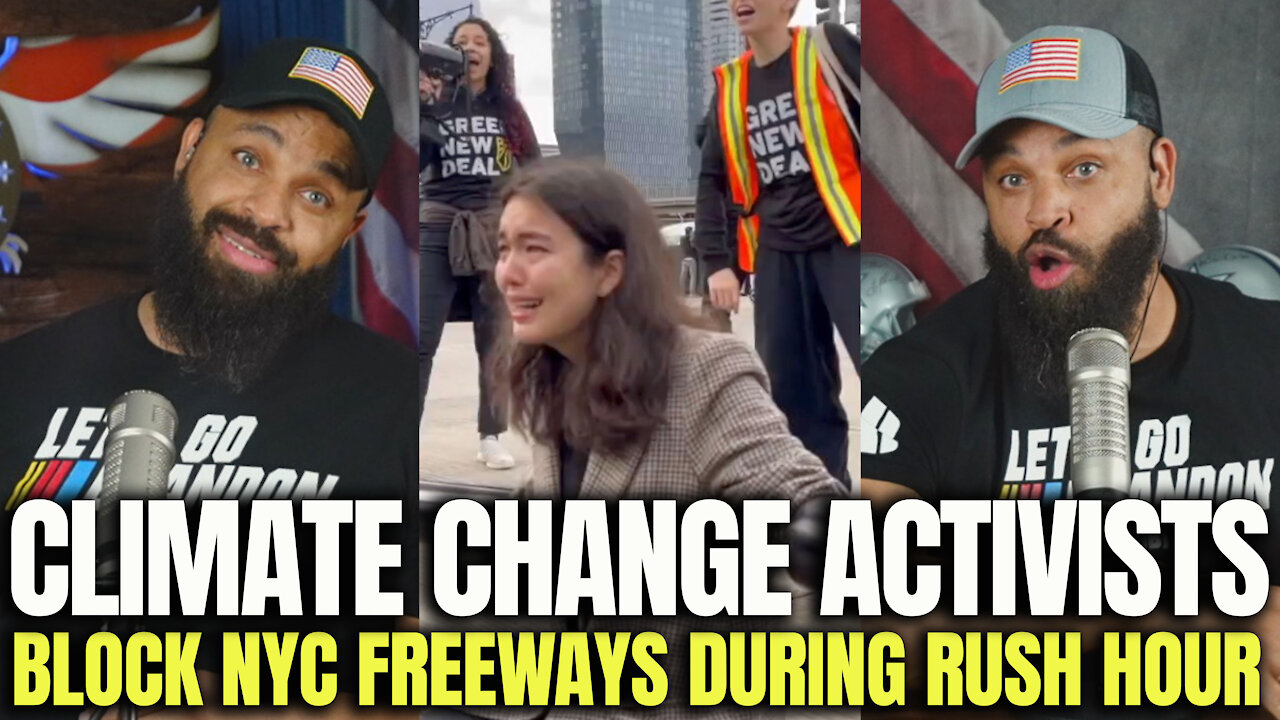 Climate Change Activists Block NYC Freeways During Rush Hour