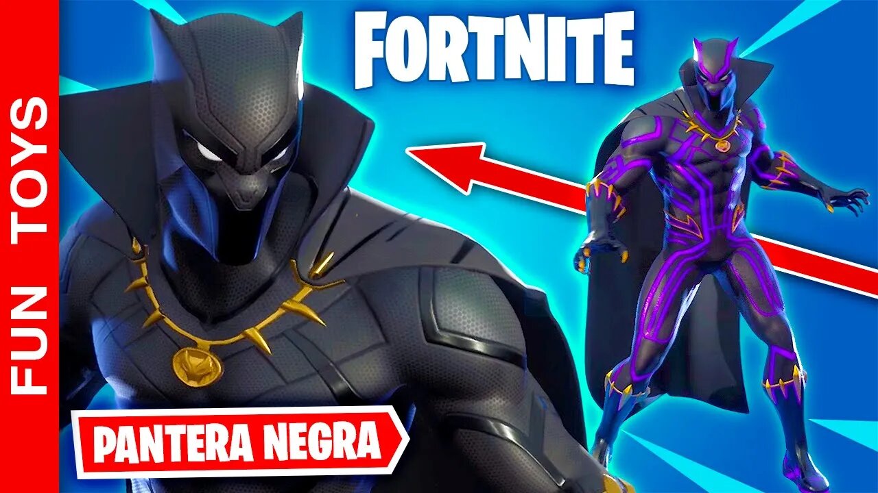 Joguei com o PANTERA NEGRA junto com meus amigos em VÁRIOS MODOS diferentes do Fortnite!