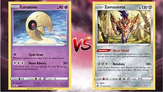 Pokemon TCG Online Solrock Lunatone VS Zamazenta Cramorant!!