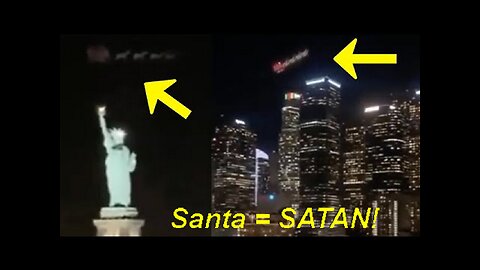 Santa (SATAN) Blue Beam Shows Us How Easy It Will Be To Deceive Nations!