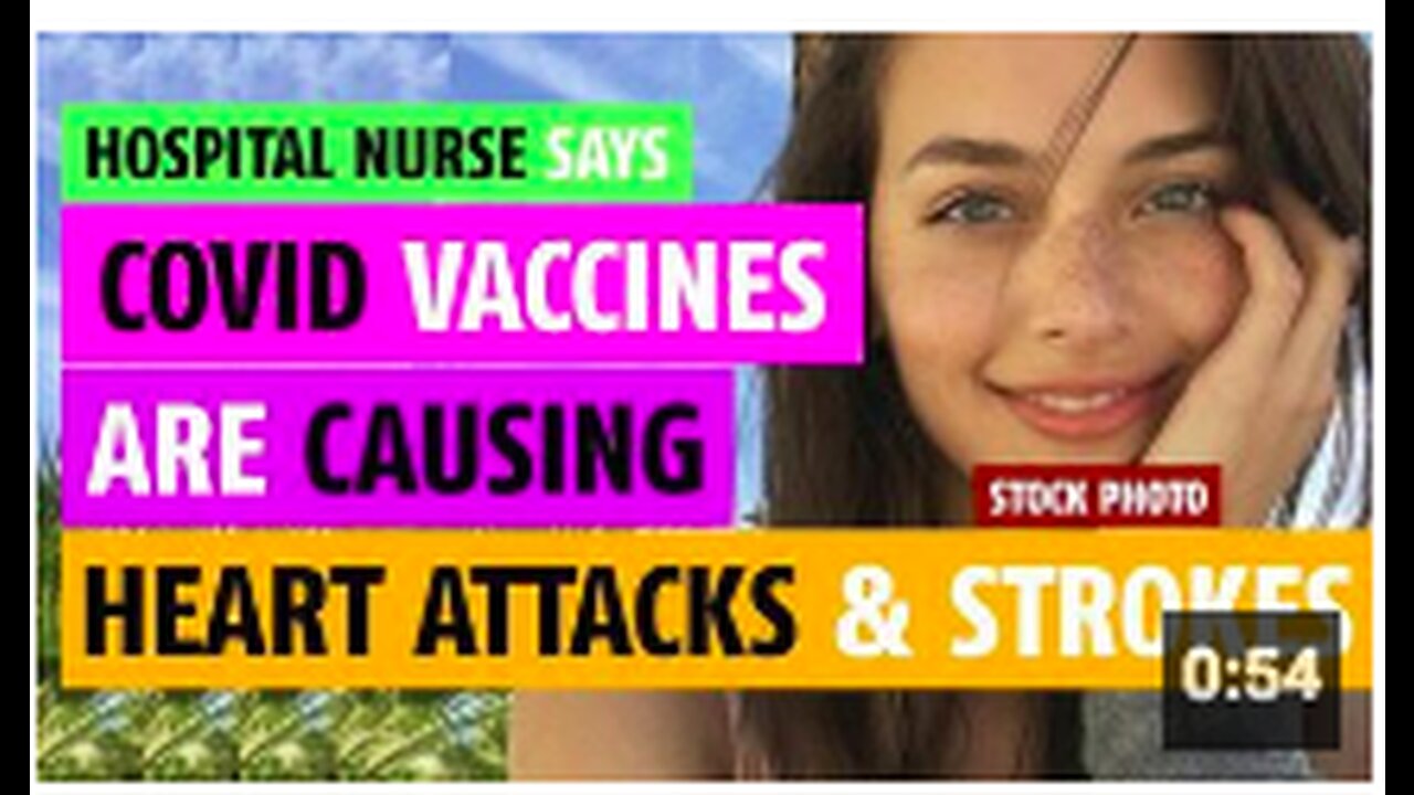 Hospital nurse seeing heart attacks, strokes, dead tissue on fingers, toes in the vaccinated