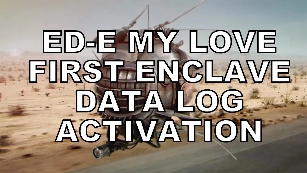 Fallout New Vegas Lore - Old Lady Gibson Scrap Yard - ED-E Enclave Data Log Activation