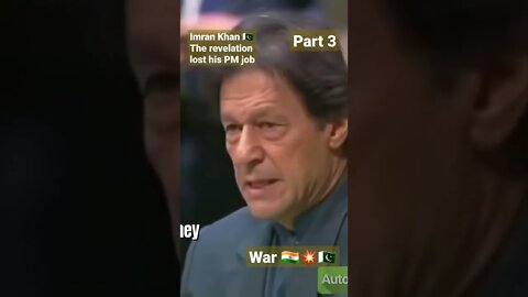 Imran Khan 🇵🇰he revelationlost his PM job