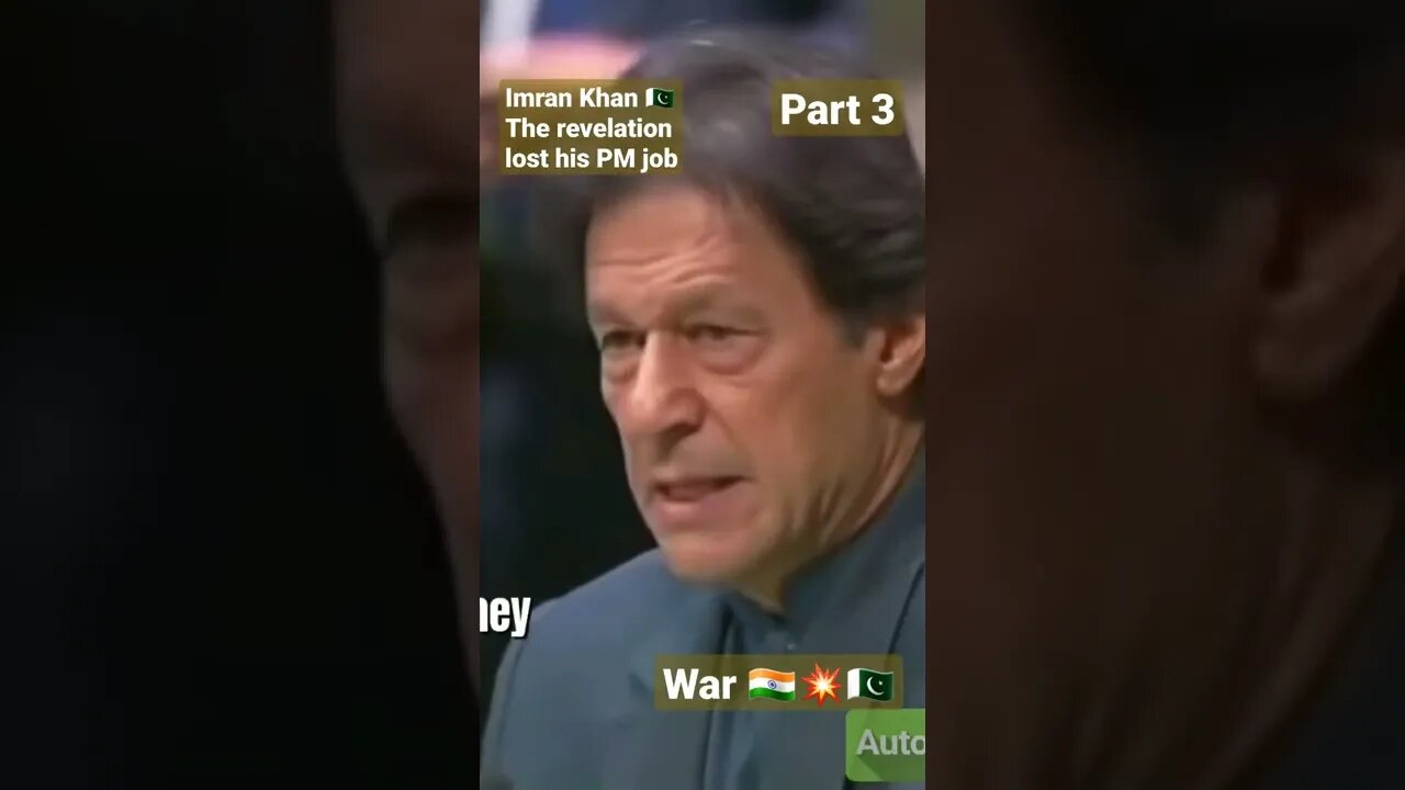 Imran Khan 🇵🇰he revelationlost his PM job