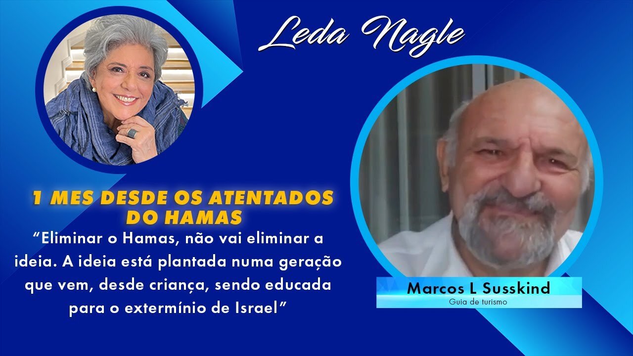 Marcos Susskind : Israel quer a eliminação ou a rendição do Hamás