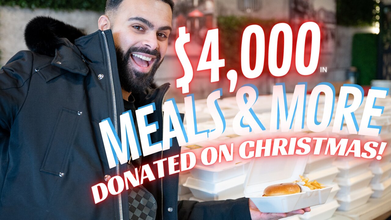 Donated $4,000 in Meals & More to Shelters on Christmas