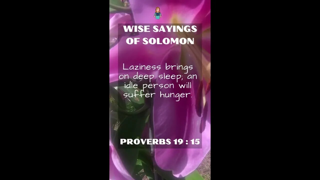 Proverbs 19:15 | NRSV Bible - Wise Sayings of Solomon