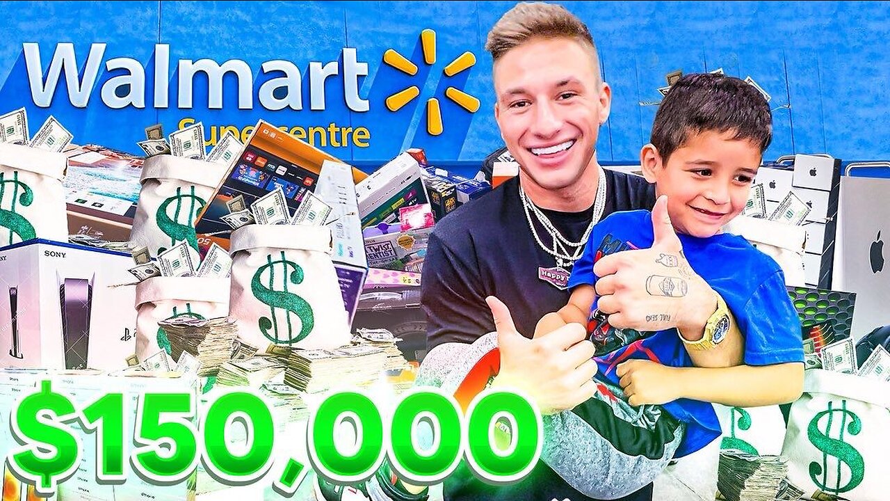 Stevewilldoit Spends $150,000 At Walmart (WORLD RECORD)