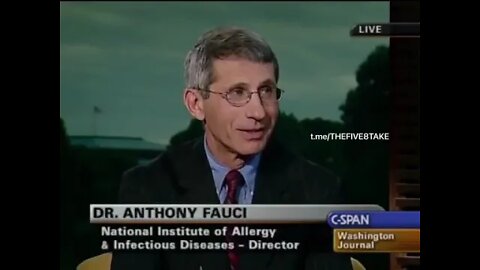 Anthony Fauci: “The most potent vaccination is getting infected yourself”.