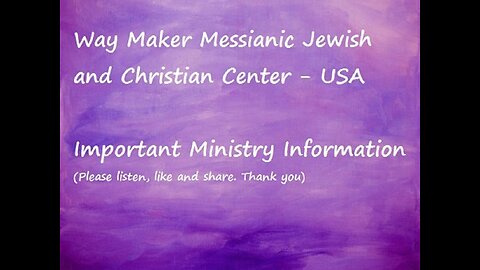 Important Ministry Information