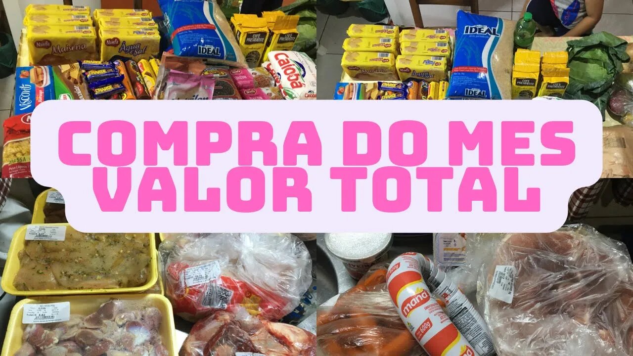 Compra do mês referente ao mês de Dezembro