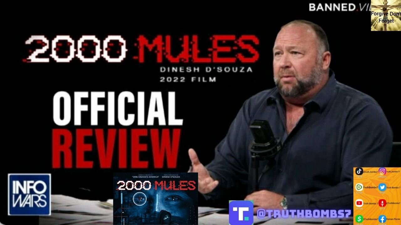 5/11/2022 EXCLUSIVE: Alex Jones Officially Reviews Dinesh D'Souza's '2000 Mules'