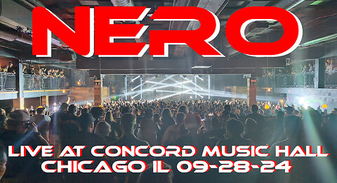 NERO PLAYING CONCORD MUSIC HALL WITH NEW MUSIC IN CHICAGO, IL. 09-28-24