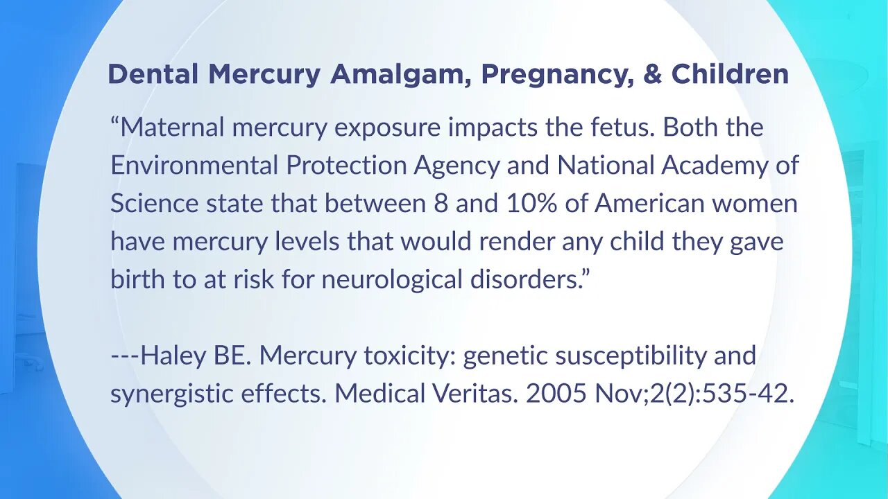 Mercury 101: Dental Mercury Amalgam, Pregnancy, & Children