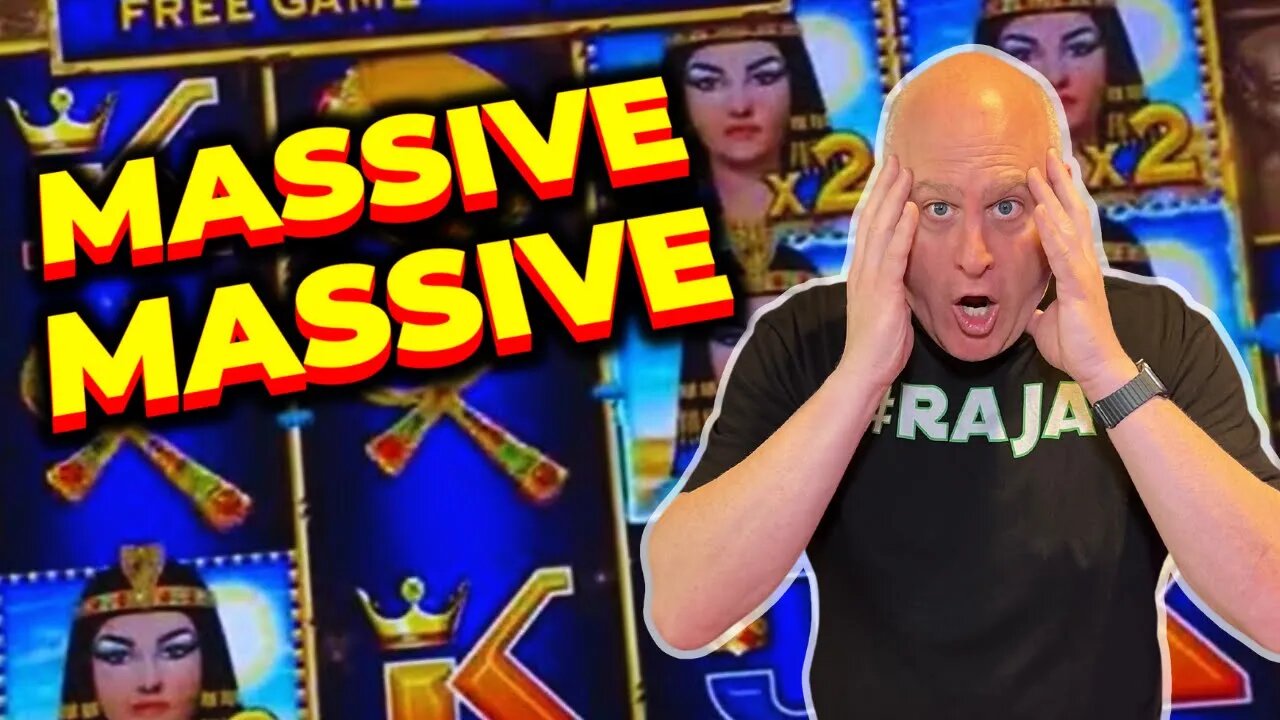Must See Dollar Storm Jackpot! | Max Bet Egyptian Jewels Mega Bonus!