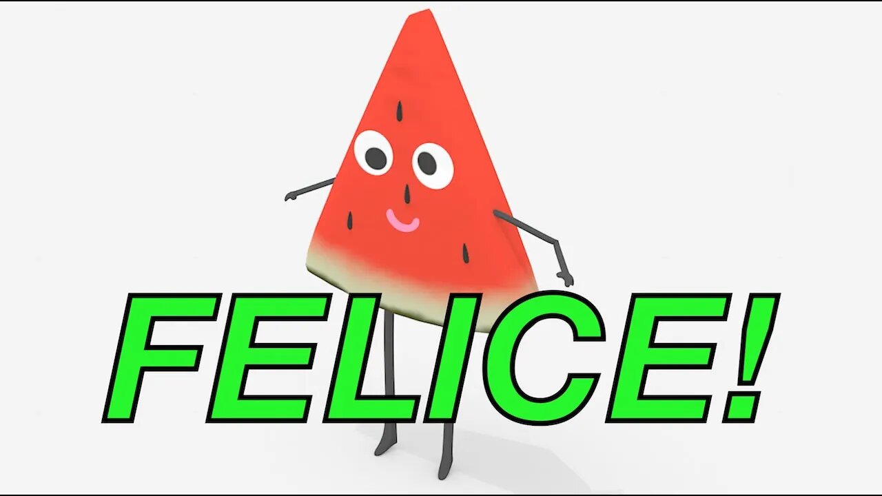 Happy Birthday FELICE! - WATERMELON Birthday Song