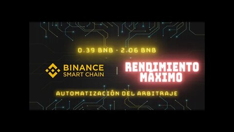 BNB - Binance Smart Chain: Cómo configurar el ataque de arbitraje Multi DEX en BSC