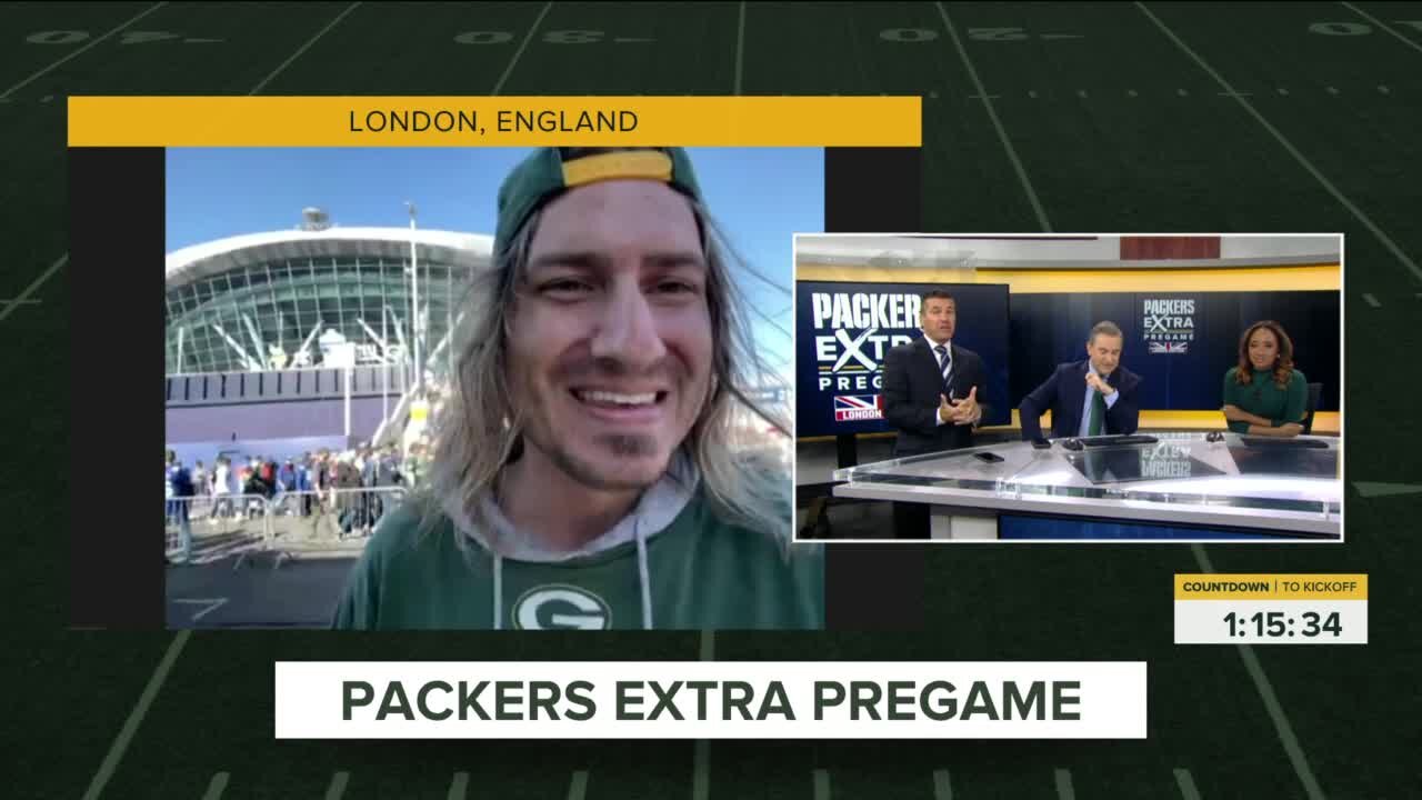 This Packers fan has gone to 83 consecutive Packers games... now he's in London