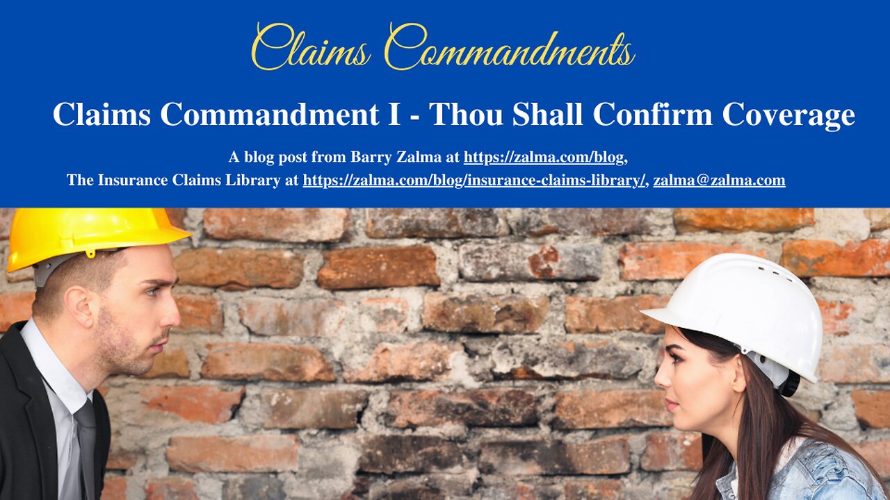 Claims Commandments