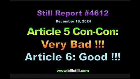 Article 5 Con-Con - Very Bad !!! Article 6 - Good !!!,