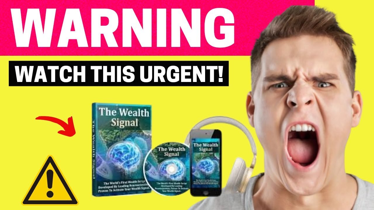 The Wealth Signal Review π₯π₯{{DOESN'T WORK?}}π₯π₯THE WEALTH SIGNAL PROGRAM - The Wealth Signal Reviews