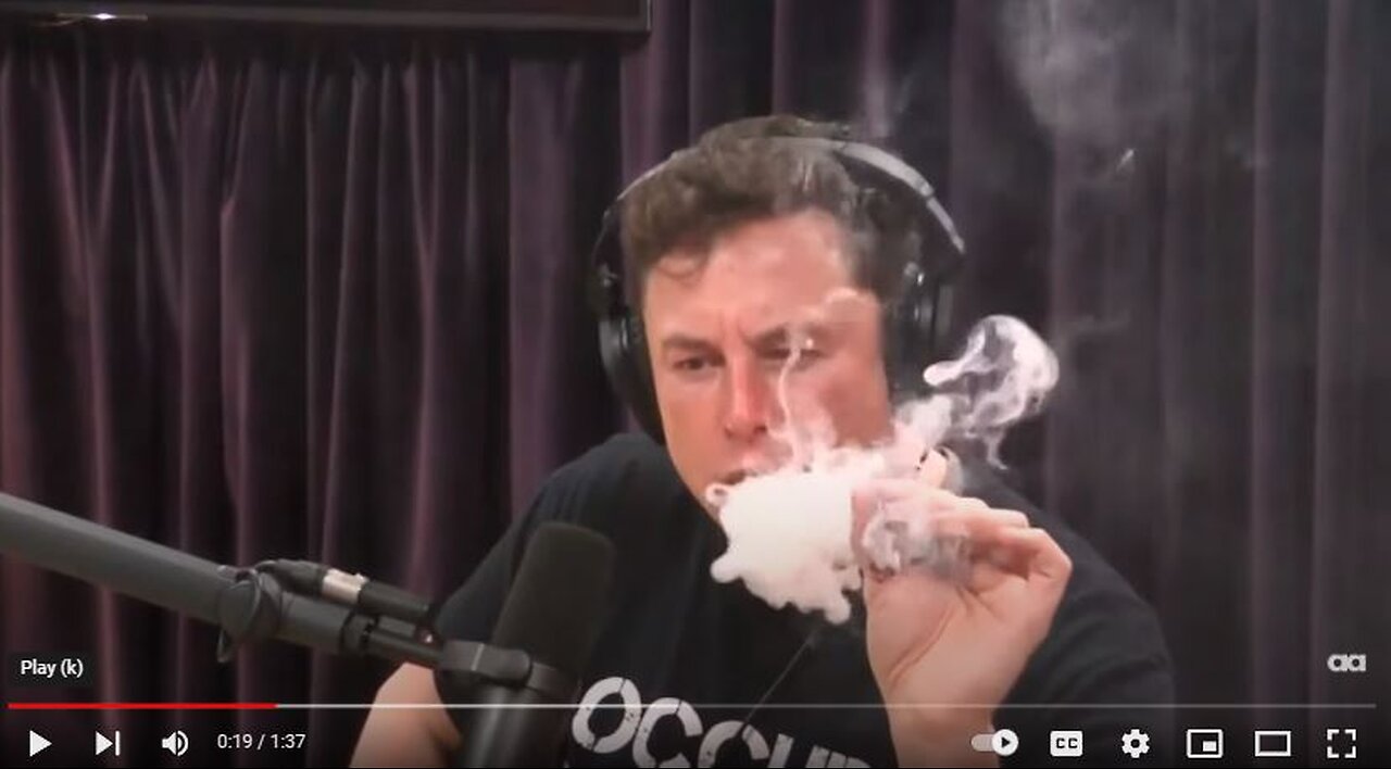 MSM LIES: Elon Musk "Didn't Inhale" Cannabis. Nor can you prove it was Weed! (TeslaLeaks.com)