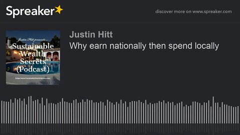 Why earn nationally then spend locally
