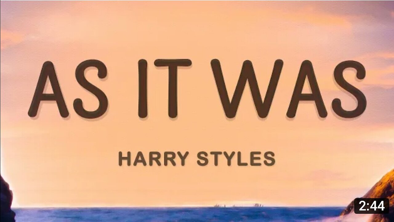 Harry Styles - As it Was (Lyrics)